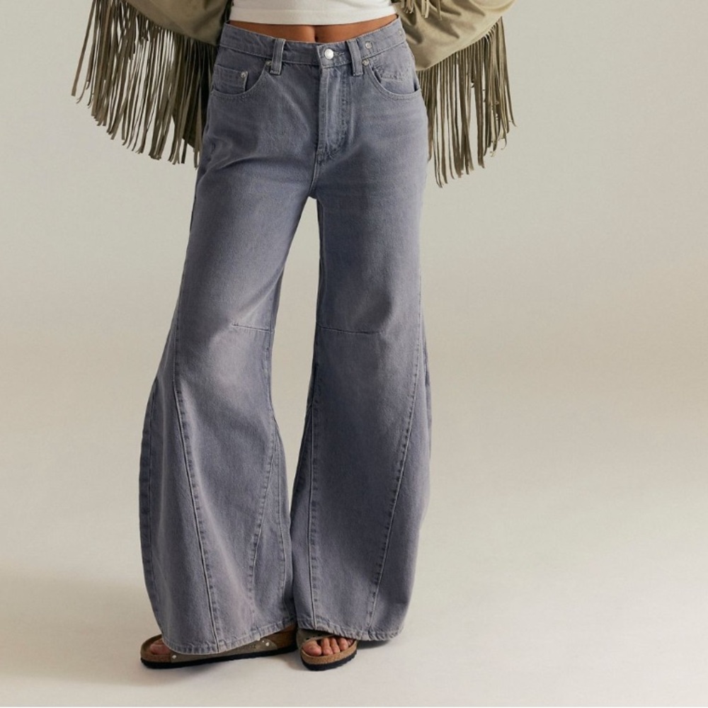 We the Free Eden Slouchy Jeans in grey